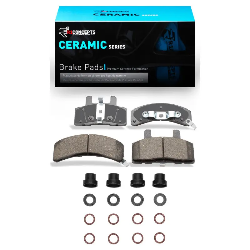R1 1988-2002 Cadillac Escalade Front R1 Ceramic Pads & Hardware Kit 1