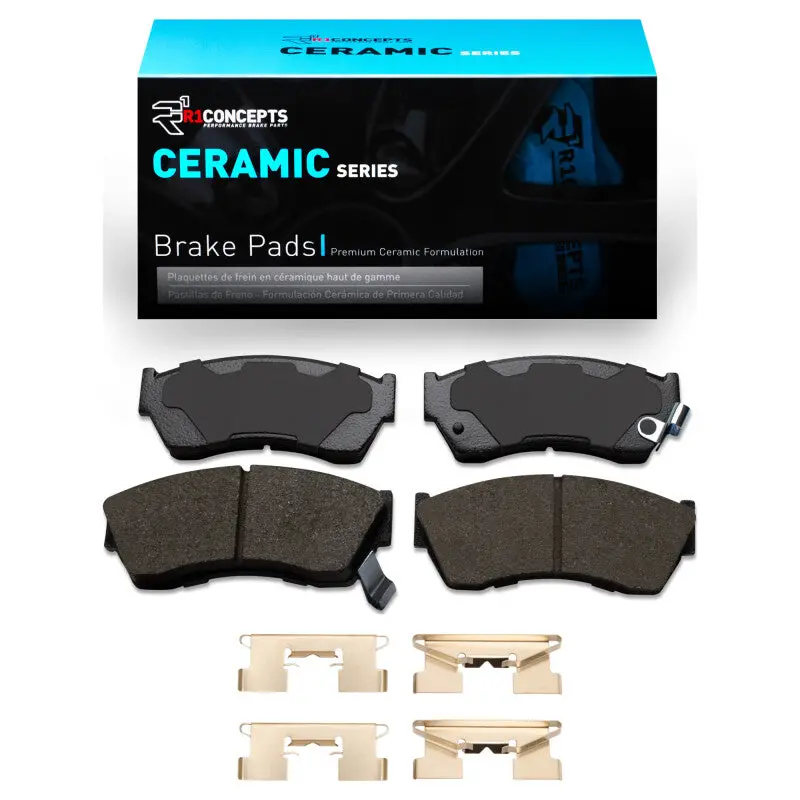 R1 1989-2001 Chevrolet Metro Front R1 Ceramic Pads & Hardware Kit 1
