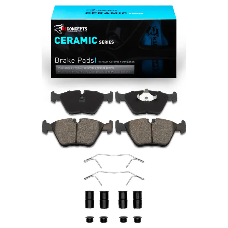 R1 1989-2006 Audi 200 Front R1 Ceramic Pads & Hardware Kit 1
