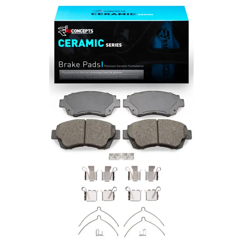 R1 1990-1998 Lexus Es300 Front R1 Ceramic Pads & Hardware Kit 1