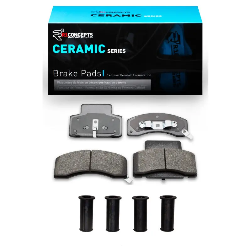 R1 1990-2002 Chevrolet Express 3500 Front R1 Ceramic Pads & Hardware Kit 1