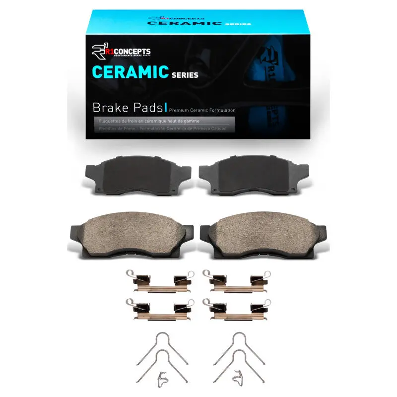 R1 1991-1991 Toyota Mr2 Front R1 Ceramic Pads & Hardware Kit 1