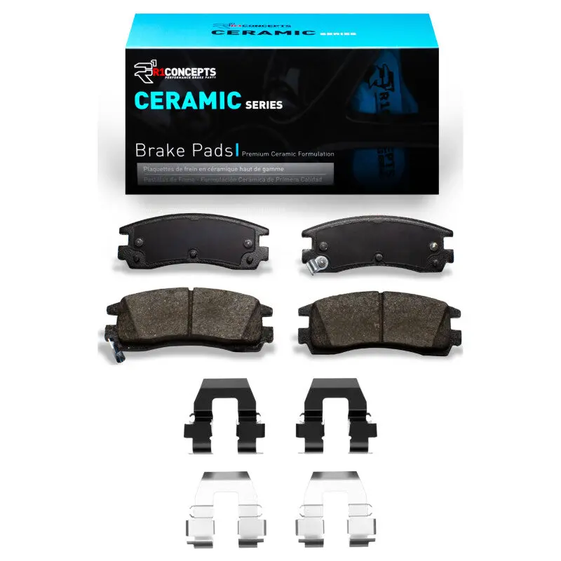 R1 1991-2005 Buick Lesabre Rear R1 Ceramic Pads & Hardware Kit 1