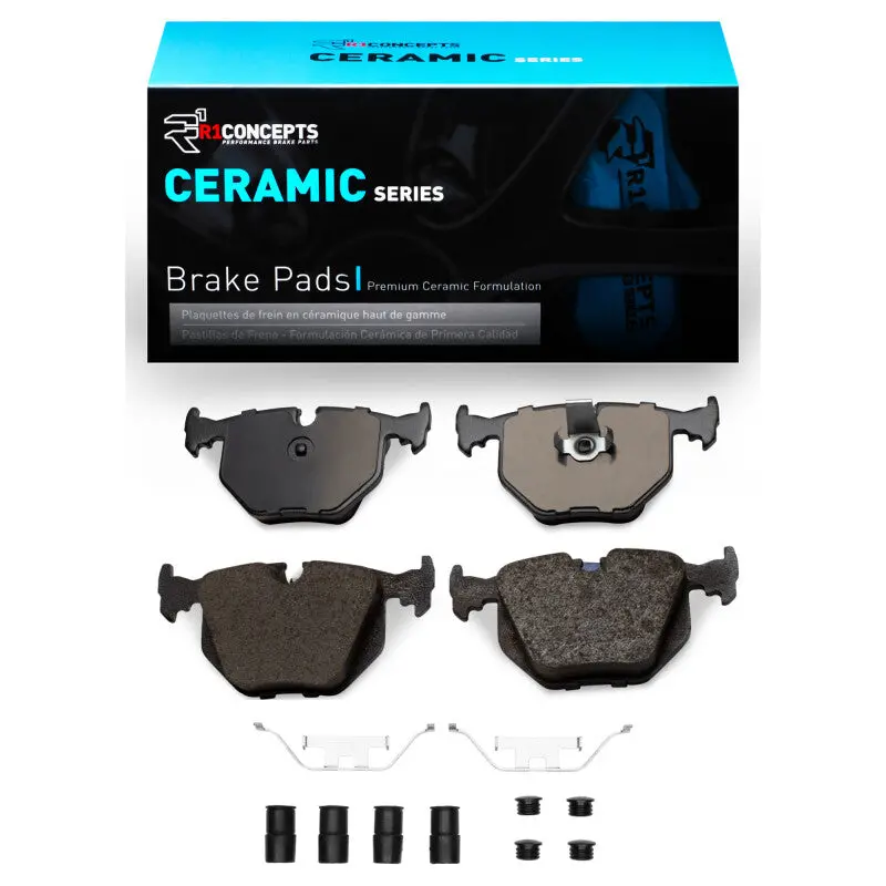 R1 1991-2010 Bmw M5 Rear R1 Ceramic Pads & Hardware Kit 1