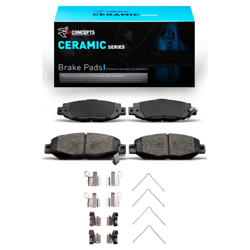R1 1992-2000 Lexus Gs300 Rear R1 Ceramic Pads & Hardware Kit 1