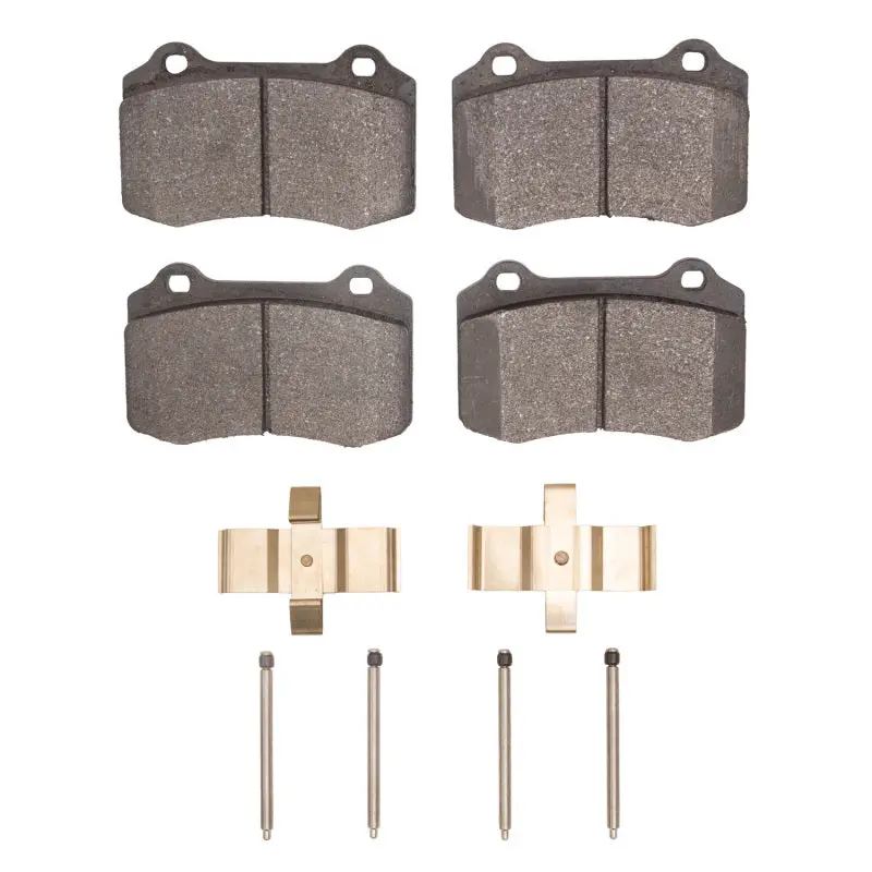 R1 1992-2002 Dodge Viper Front R1 Ceramic Pads & Hardware Kit 1