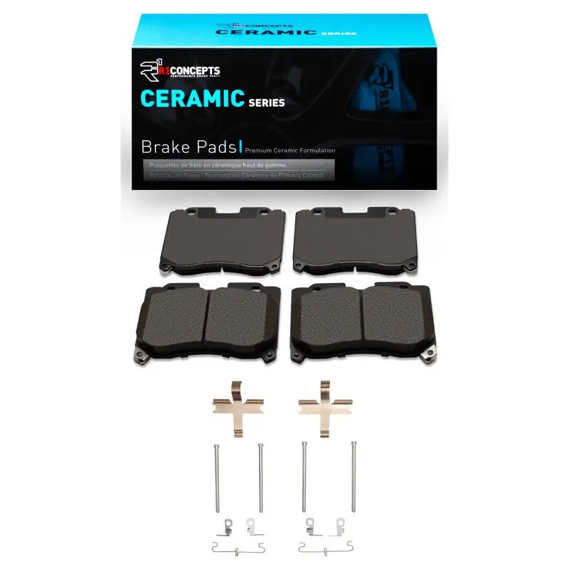 R1 1993-1998 Toyota Supra Front R1 Ceramic Pads & Hardware Kit 1
