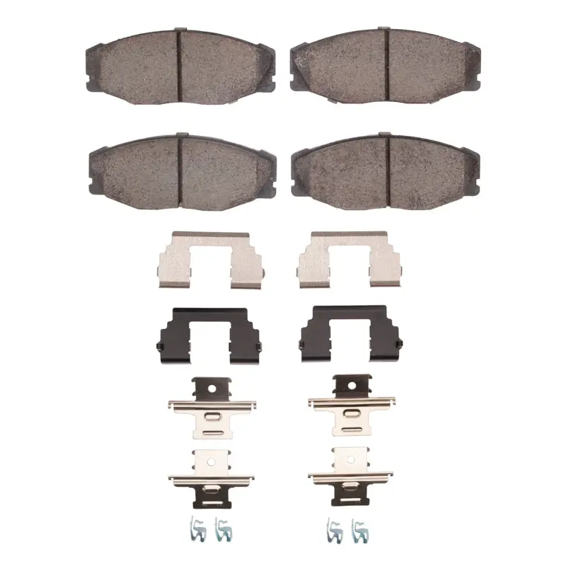 R1 1993-1998 Toyota T100 Front R1 Ceramic Pads & Hardware Kit 1