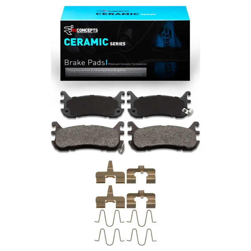 R1 1994-2003 Ford Escort Rear R1 Ceramic Pads & Hardware Kit 1