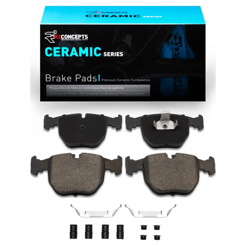 R1 1995-2006 Bmw 740Il Front R1 Ceramic Pads & Hardware Kit 1
