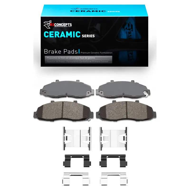 R1 1997-2004 Ford F-150 4Wd Front R1 Ceramic Pads & Hardware Kit 1