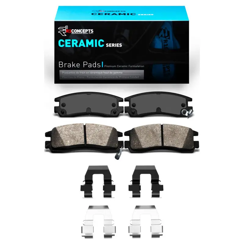 R1 1997-2010 Buick Allure Rear R1 Ceramic Pads & Hardware Kit 1