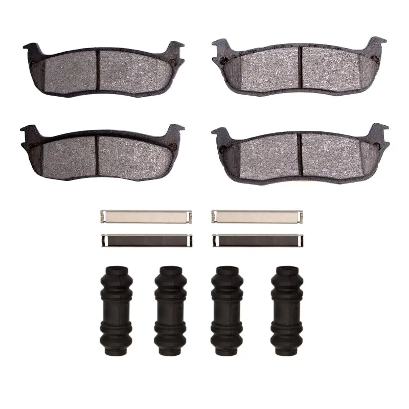 R1 1997-2011 Ford Expedition Rear R1 Ceramic Pads & Hardware Kit 1