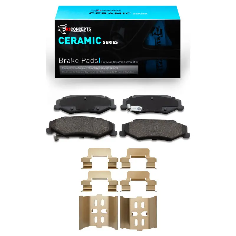 R1 1997-2013 Cadillac Xlr Rear R1 Ceramic Pads & Hardware Kit 1