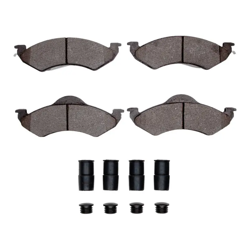 R1 1998-1999 Dodge Dakota Rwd Front R1 Ceramic Pads & Hardware Kit 1