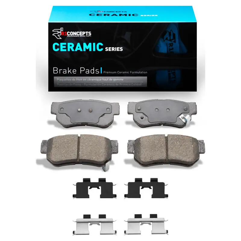 R1 1999-2010 Hyundai Xg350 Rear R1 Ceramic Pads & Hardware Kit 1