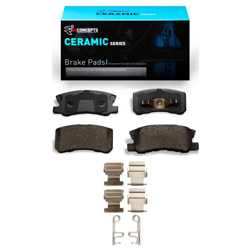 R1 2000-2017 Chrysler Sebring Rear R1 Ceramic Pads & Hardware Kit 1