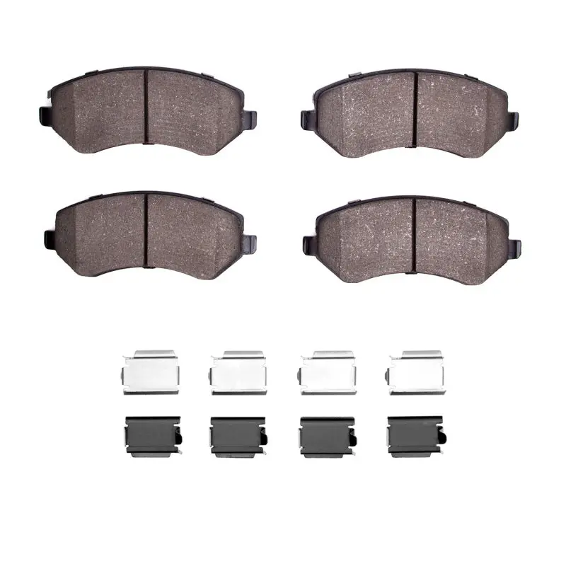 R1 2001-2007 Chrysler Town & Country Front R1 Ceramic Pads & Hardware Kit 1
