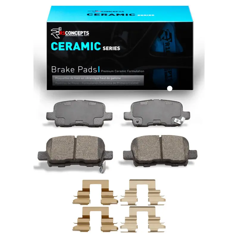 R1 2001-2008 Acura Mdx Rear R1 Ceramic Pads & Hardware Kit 1