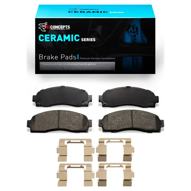 R1 2002-2012 Chevrolet Equinox Front R1 Ceramic Pads & Hardware Kit 1