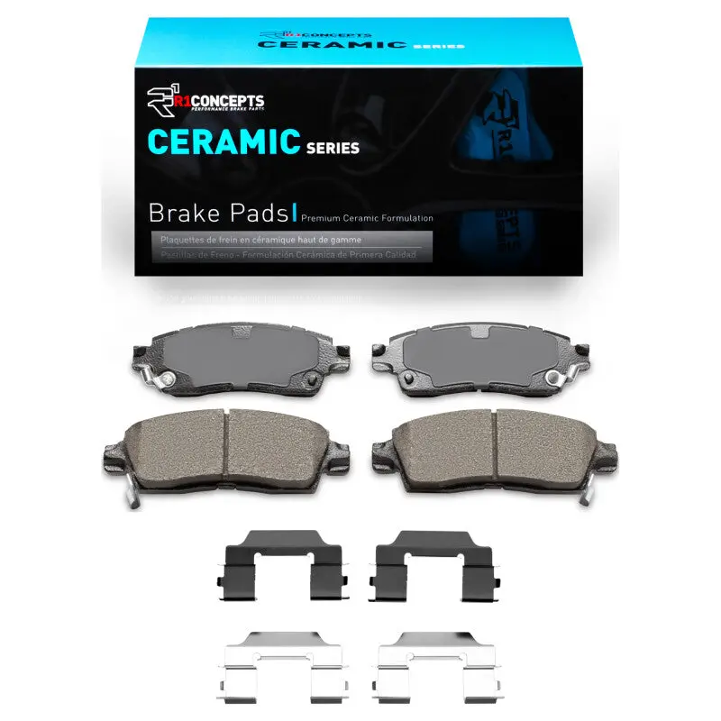 R1 2002-2019 Buick Rainier Rear R1 Ceramic Pads & Hardware Kit 1