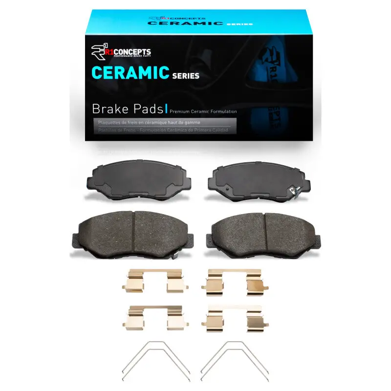 R1 2002-2021 Acura Ilx Front R1 Ceramic Pads & Hardware Kit 1