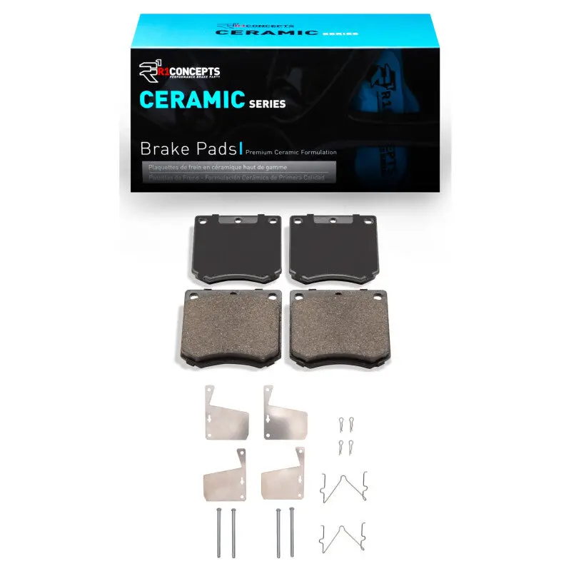 R1 70-83 Delorean Dmc 12 Front Ceramic Pads & Hardware Kit 1