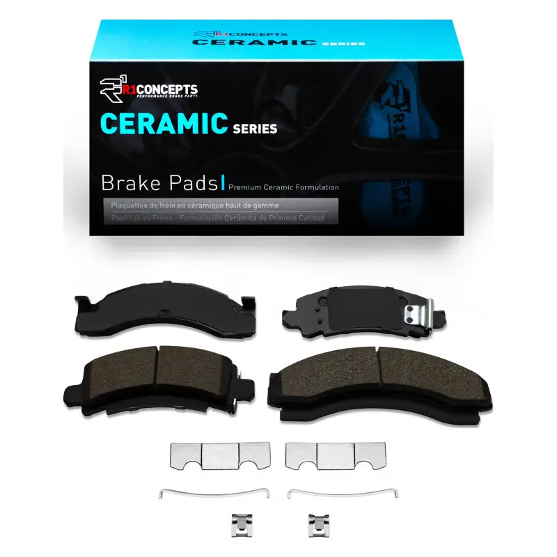 R1 71-05 Chevrolet G30 Front/Rear Ceramic Pads & Hardware Kit 1