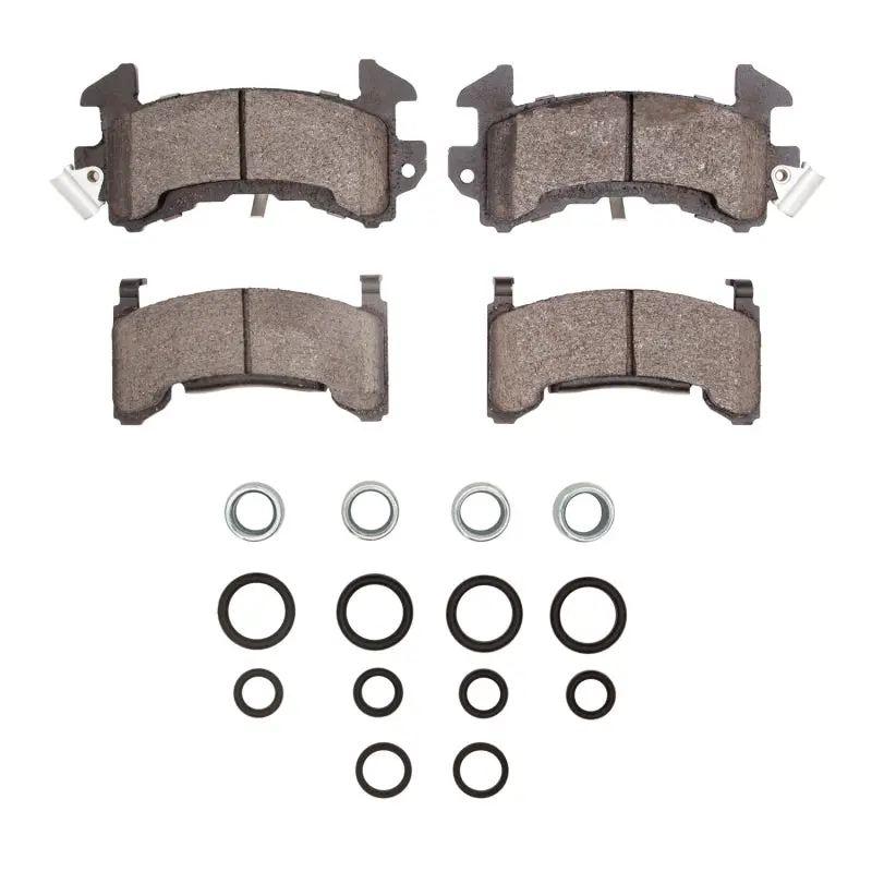 R1 78-85 Buick Electra Rear Ceramic Pads & Hardware Kit 1