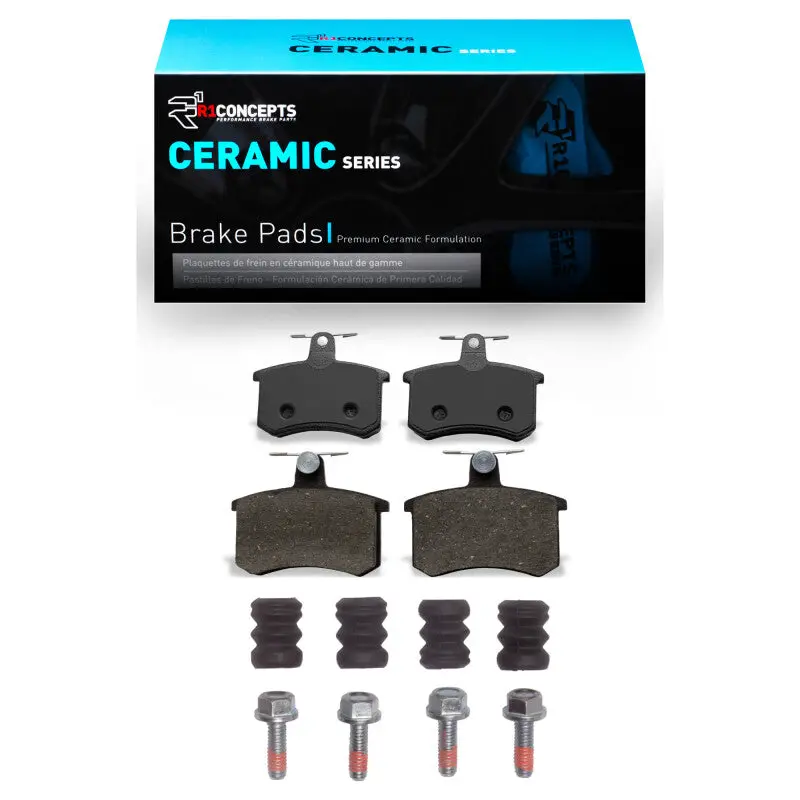 R1 80-01 Alfa Romeo 164 Rear Ceramic Pads & Hardware Kit 1
