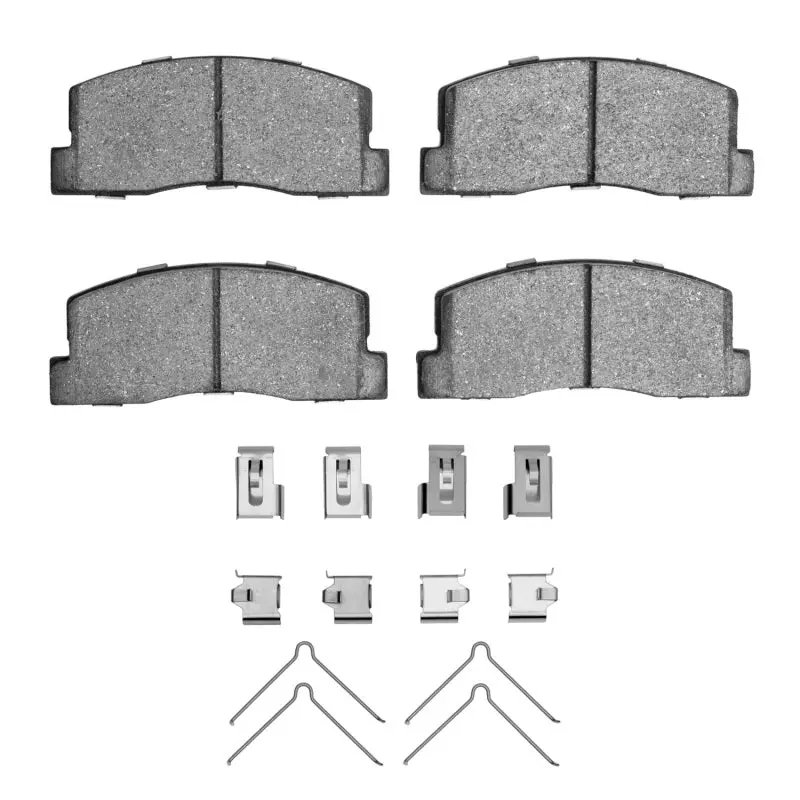 R1 82-83 Honda Accord Coupe Front Ceramic Pads & Hardware Kit 1