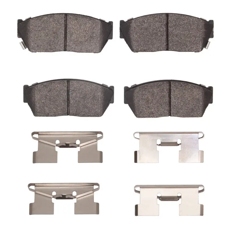 R1 82-87 Honda Civic Sedan Front Ceramic Pads & Hardware Kit 1