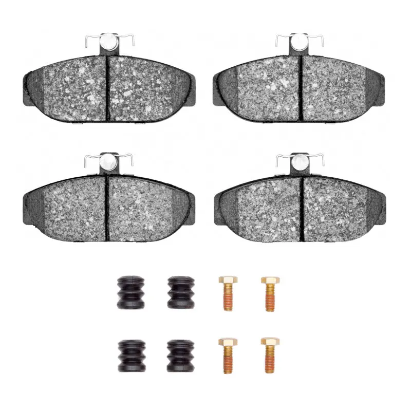 R1 82-92 Volvo 940 Front Ceramic Pads & Hardware Kit 1