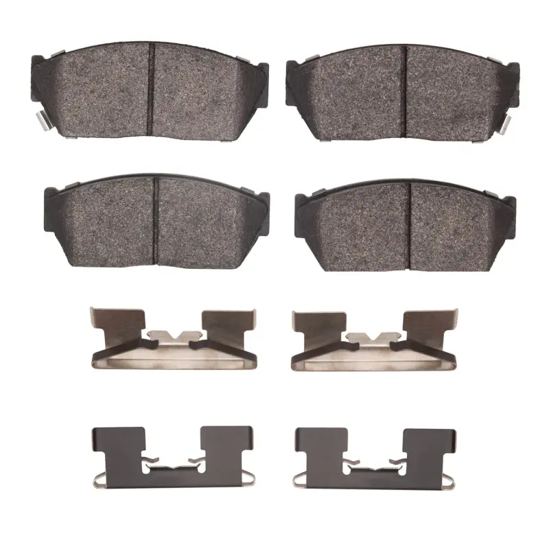 R1 83-87 Honda Civic Sedan Front Ceramic Pads & Hardware Kit 1