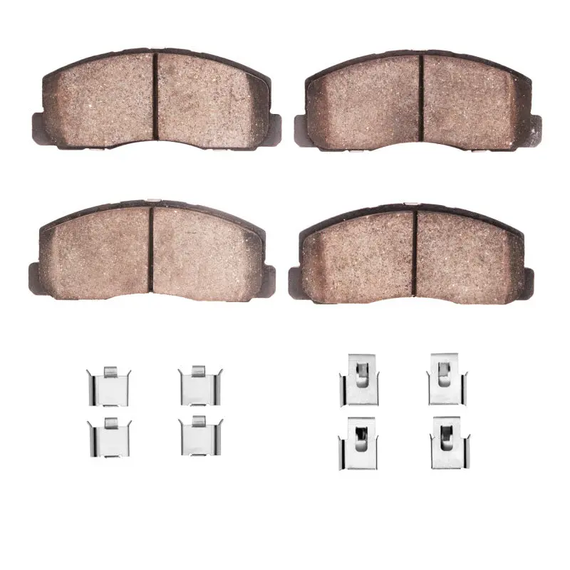 R1 84-91 Dodge 2000 Gtx Front Ceramic Pads & Hardware Kit 1