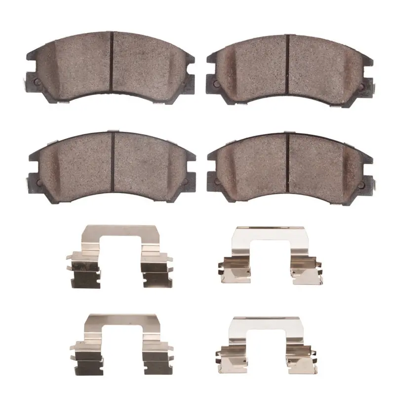 R1 85-94 Subaru Gl Front Ceramic Pads & Hardware Kit 1