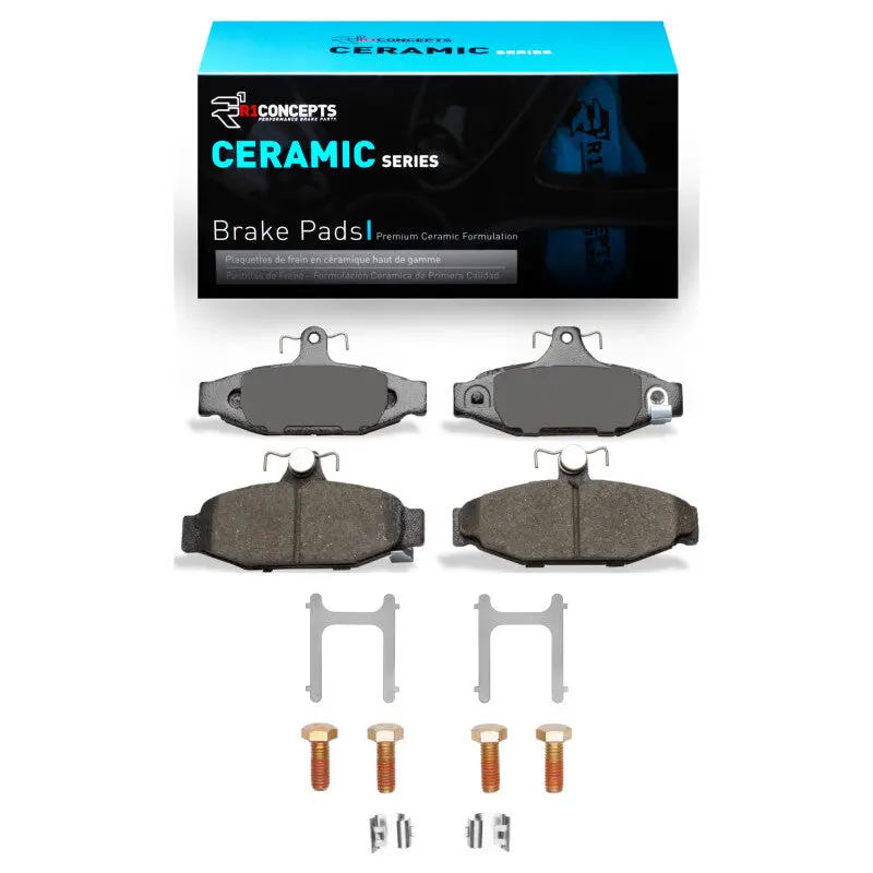 R1 85-97 Chevrolet Camaro Rear Ceramic Brake Pads & Hardware Kit 1