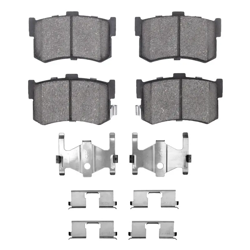 R1 86-88 Acura Legend Rear Ceramic Pads & Hardware Kit 1