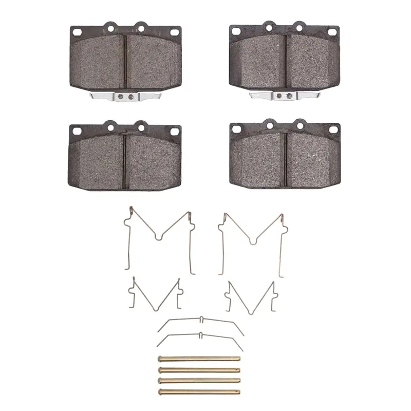 R1 86-91 Mazda Rx-7 Front Ceramic Pads & Hardware Kit 1