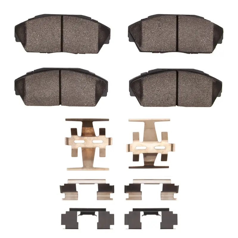 R1 86-93 Acura Legend Front Ceramic Brake Pads & Hardware Kit 1