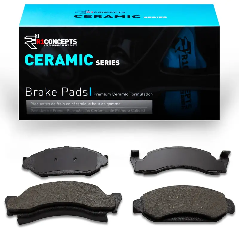 R1 86-93 Ford E-150 Econoline Front R1 Ceramic Brake Pads 1