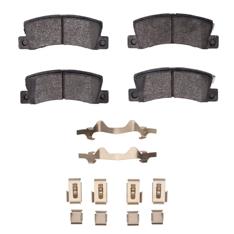R1 86-93 Toyota Celica Rear Ceramic Pads & Hardware Kit 1