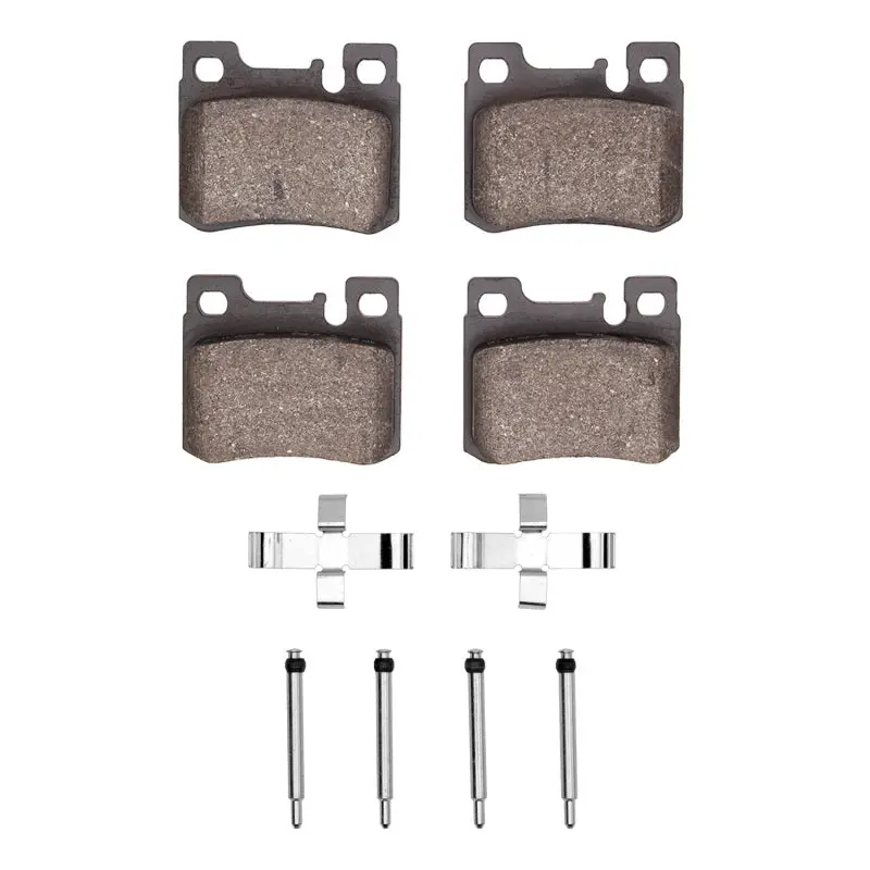 R1 86-95 Mercedes-Benz 190E Rear Ceramic Pads & Hardware Kit 1