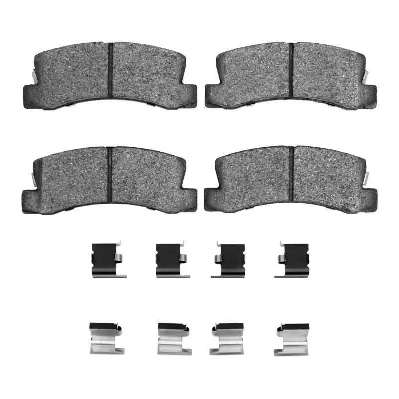R1 87-92 Chevrolet Nova Rear Ceramic Pads & Hardware Kit 1