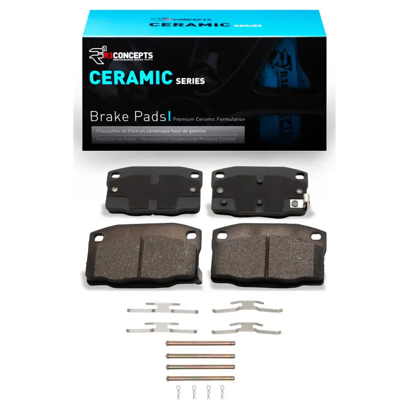 R1 88-90 Pontiac 6000 Rear Ceramic Pads & Hardware Kit 1