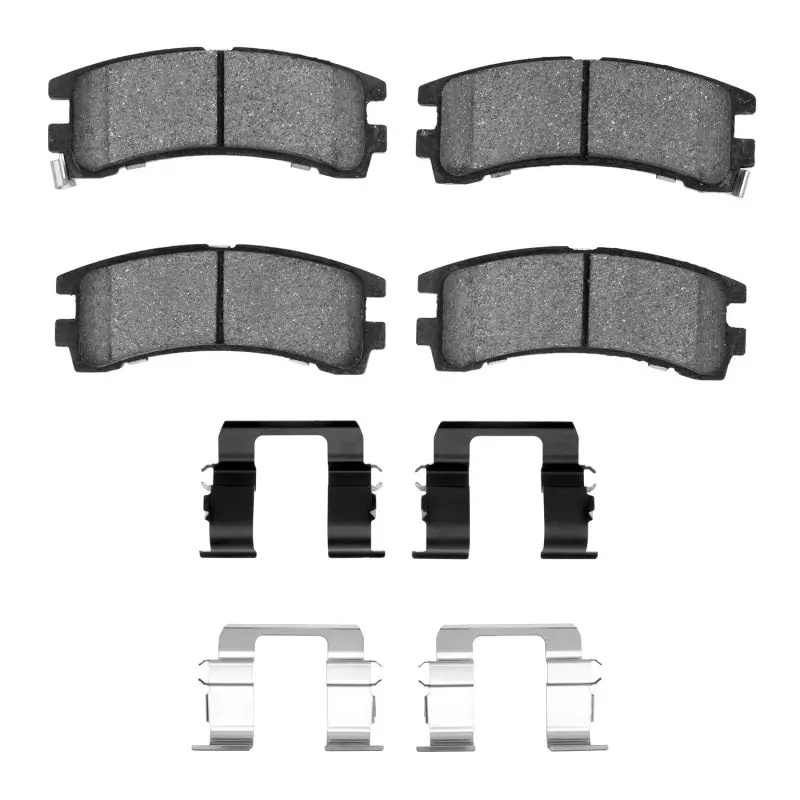 R1 88-95 Nissan Pathfinder Rear Ceramic Pads & Hardware Kit 1
