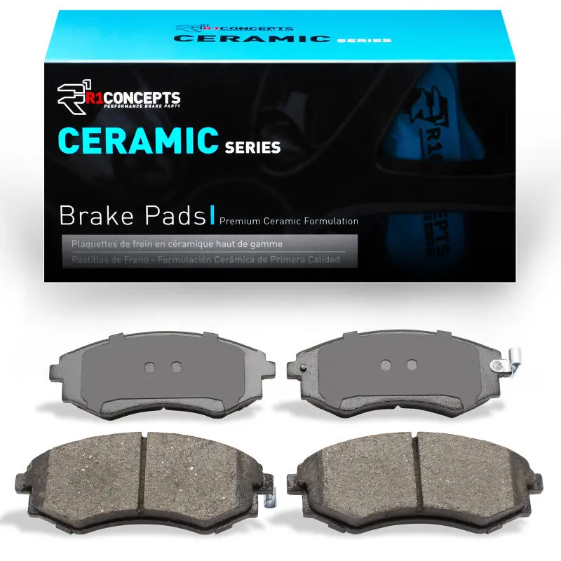 R1 89-06 Hyundai Tiburon Front R1 Ceramic Brake Pads 1