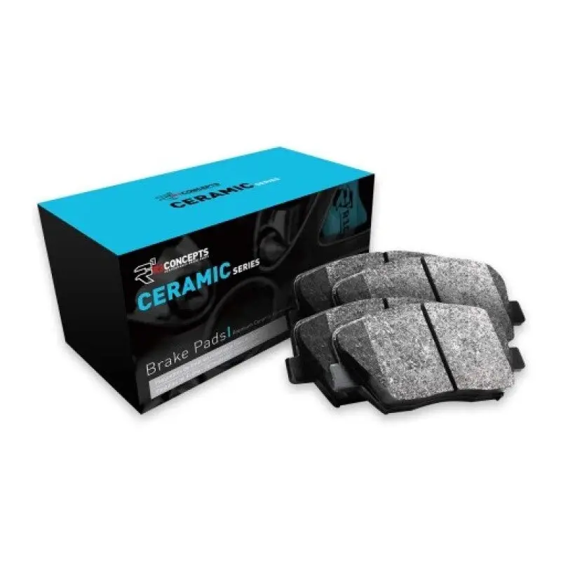 R1 89-94 Subaru Justy Front Ceramic Brake Pads And Hardware Kit 1
