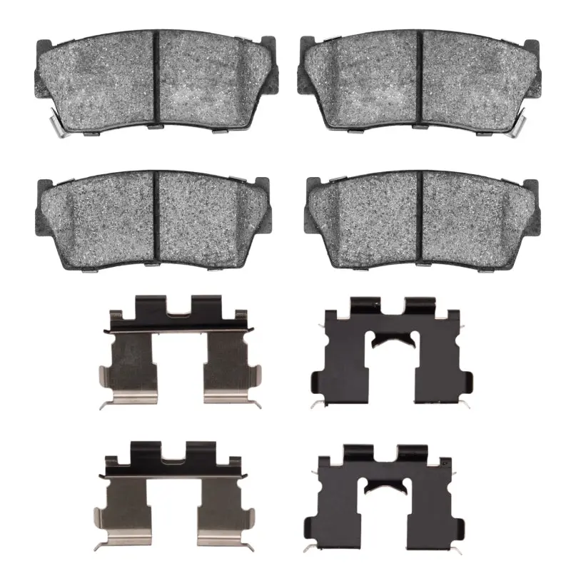 R1 89-98 Chevrolet Tracker Front Ceramic Brake Pads & Hardware Kit 1