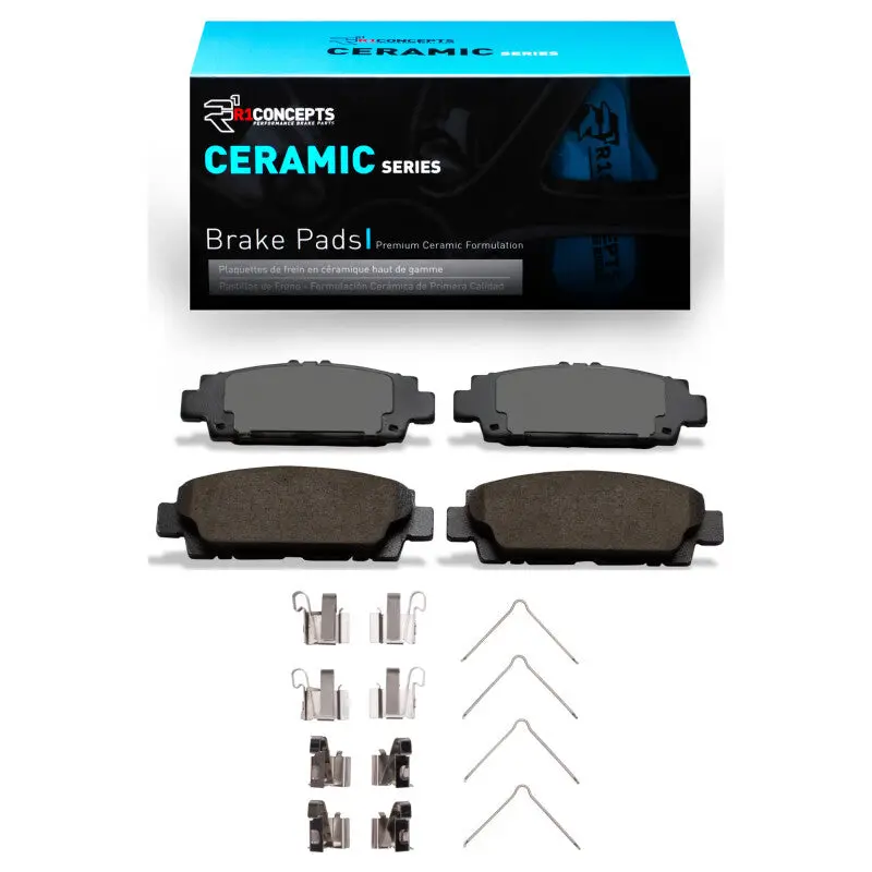 R1 90-92 Lexus Ls400 Rear Ceramic Pads & Hardware Kit 1